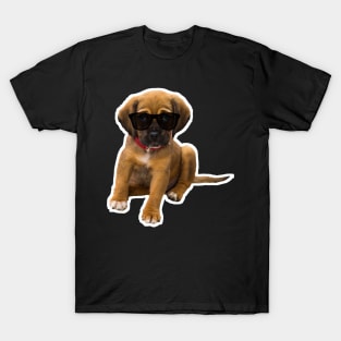 Sad Puppy With Sunglasses T-Shirt